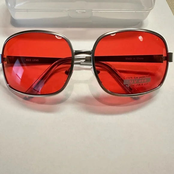 Tyler Durden Sunglasses Shades Fight Club NEW Oliver Peoples 523 Brad Pitt Red - Picture 2 of 16